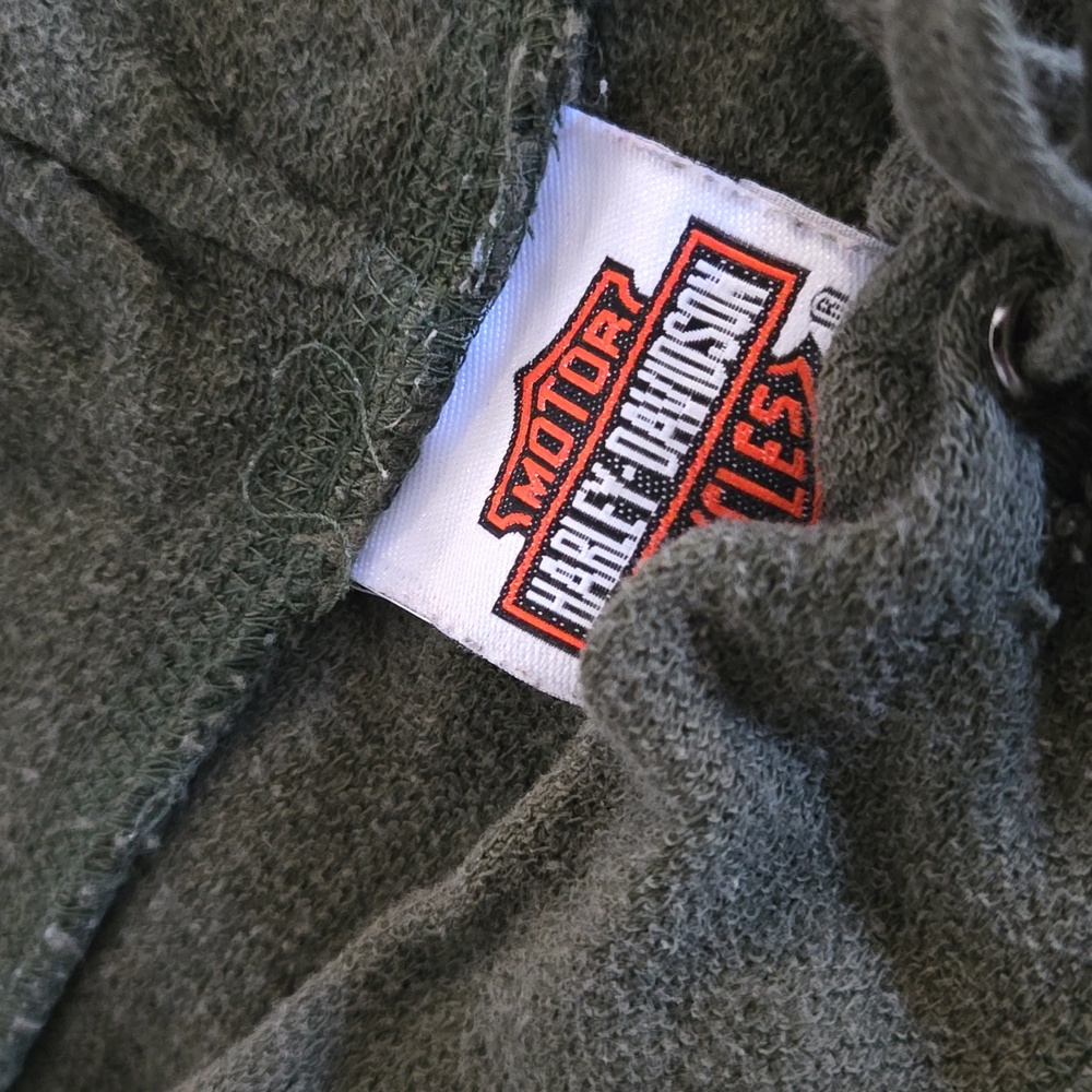 HARLEY DAVIDSON WIDE LEG JOGGERS. #6171 - Picture 6 of 6